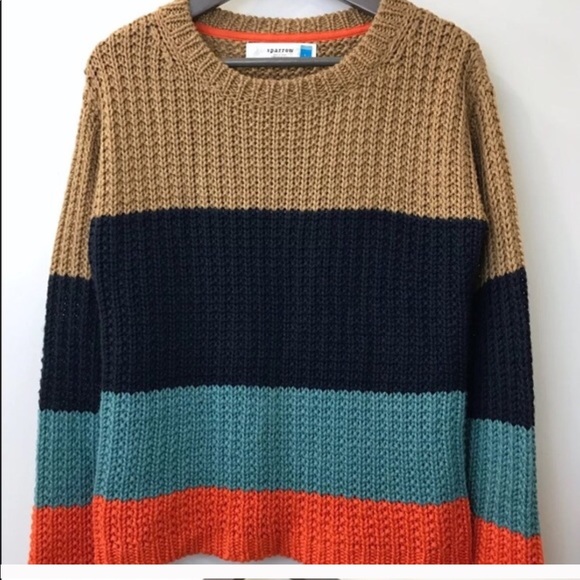 Anthropologie Sweaters - EUC ANTHROPOLOGIE COLORBLOCK SWEATER